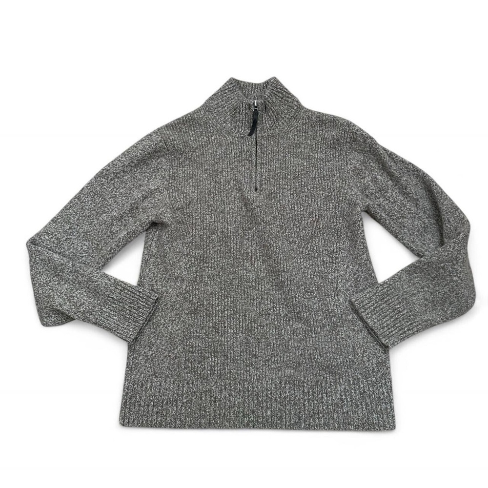 Rodd & Gunn Women’s 100% Italian Yarn Lamb’s Wool 1/4 Zip‎ Sweater Size Medium